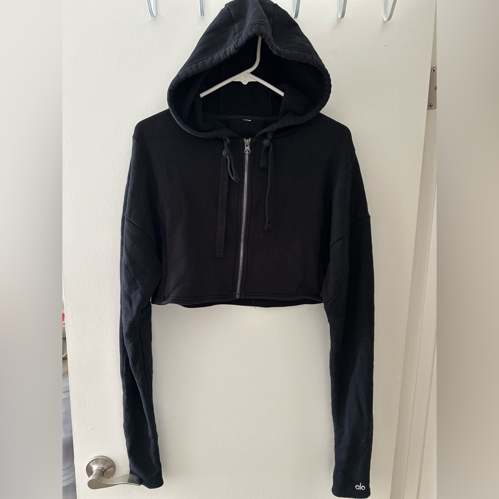 Alo women cropped hoodie